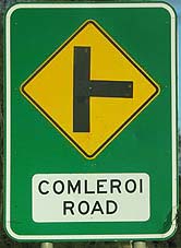 Comleroi Road sign